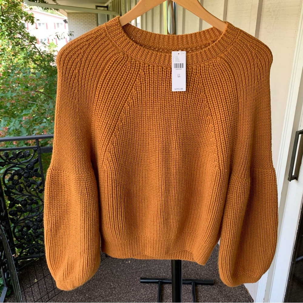 Mara Hoffman 100% Alpaca Knit Pullover Sweater NWT